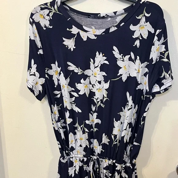 Other | Cute Blue Knee Length Summer Dress | Poshmark